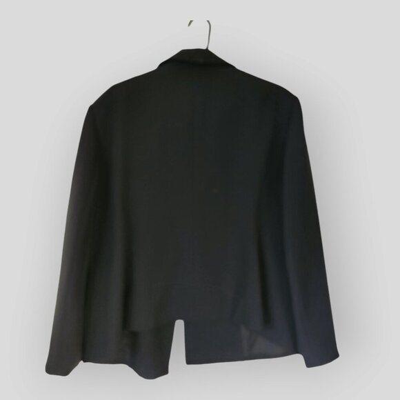 INGENUITY PETITE PLUS WOMENS SIZE 20W BLACK BLAZZER JACKET - Picture 8 of 12